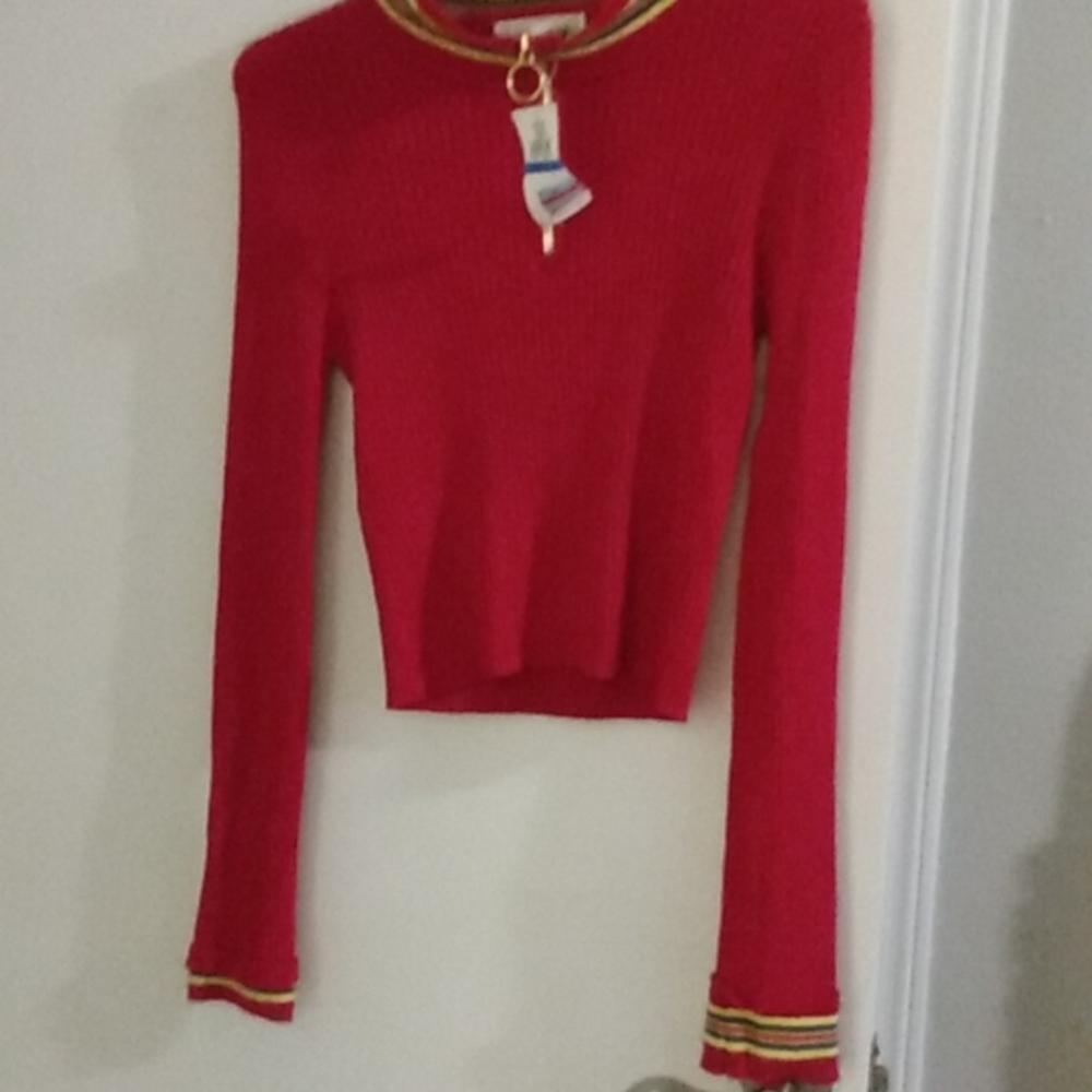 Planet Gold sweater tango red XL size